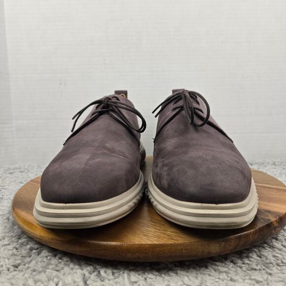 Ecco St. 1 Hybrid Lite Shale Nubuck Plain Toe Casual Oxford Dress Shoe Mens 48 - Picture 4 of 14